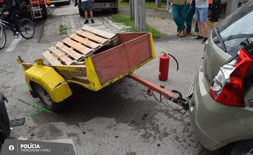 FOTO: Dopravná nehoda pri Partizánskom