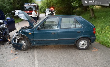 FOTO: Dopravná nehoda v okrese Myjava