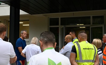 FOTO: Modernizácia stredoškolského internátu pri Ilave