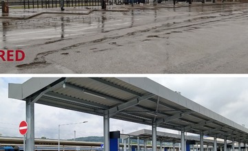 FOTO: Zábery pred a po modernizácii púchovskej autobusovej stanice
