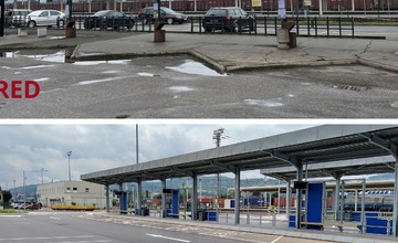 FOTO: Zábery pred a po modernizácii púchovskej autobusovej stanice