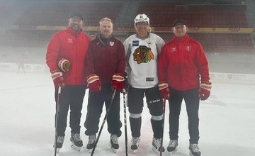 FOTO: Marián Hossa trénoval s HK Dukla Trenčín