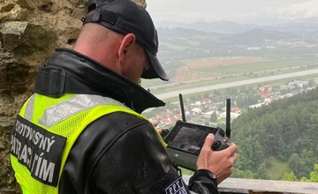 FOTO: Pátracia akcia po Milanovi v Považskej Bystrici