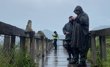 FOTO: Pátracia akcia po Milanovi v Považskej Bystrici
