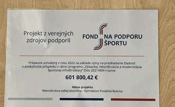 FOTO: Do dvoch škôl Trenčianskeho kraja pribudli moderné športoviská