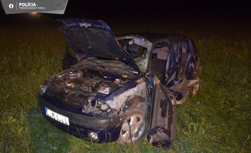 FOTO: Dopravnú nehodu pri Ilave spôsobil 21-ročný mladík