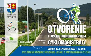 FOTO: Otvorenie novej cyklotrasy v Partizánskom