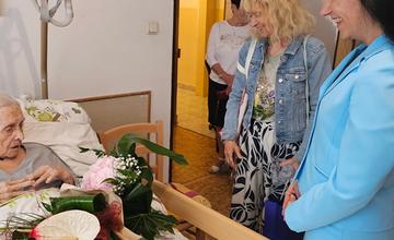 FOTO: Jubilantka z Púchova. Skromné prianie oslávenkyne k svojim stým narodeninám