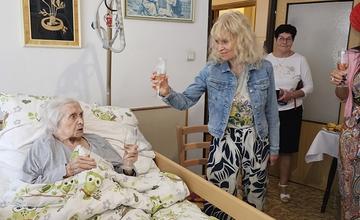 FOTO: Jubilantka z Púchova. Skromné prianie oslávenkyne k svojim stým narodeninám