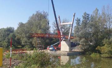 FOTO: Budovanie cyklomostu v okrese Púchov