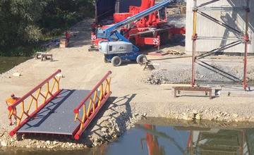 FOTO: Budovanie cyklomostu v okrese Púchov