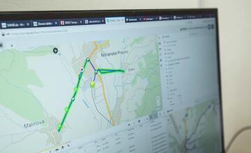 FOTO: Zimná údržba ciest Trenčianskeho kraja