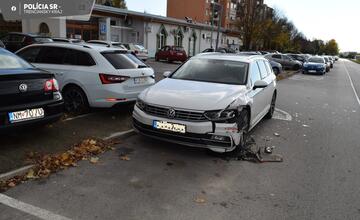 FOTO: Vodička v meste na Považí spôsobila nehodu a ušla. Na rováši má toho omnoho viac