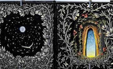 FOTO: Výstava Ukryté v knihách od výtvarníčky Isobelle Ouzman