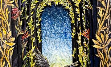 FOTO: Výstava Ukryté v knihách od výtvarníčky Isobelle Ouzman