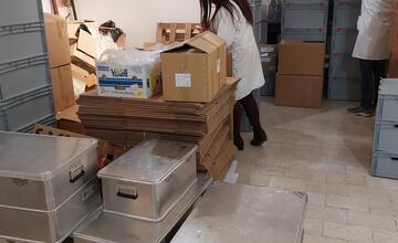 FOTO: Najznámejší slovenský zubor sa sťahuje. V sobotu opustí trenčiansky Župný dom