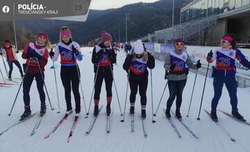 FOTO: Majstrovstvá Krajského riaditeľstva Policajného zboru v Trenčíne v brannom lyžovaní