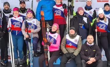 FOTO: Majstrovstvá Krajského riaditeľstva Policajného zboru v Trenčíne v brannom lyžovaní