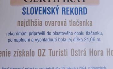 FOTO: Obec v púchovskom okrese sa môže pochváliť ďalším chutným rekordom