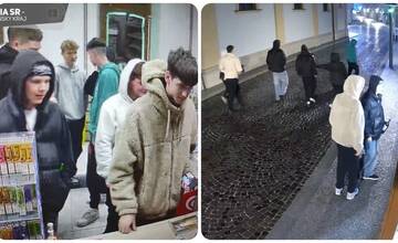 FOTO: Pátranie po mladých výtržníkoch