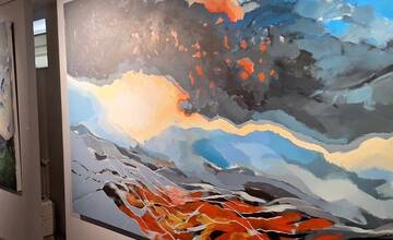 FOTO: Najnovšia výstava v MG ART Galéria v Považskej Bystrici rozpráva mnoho príbehov. Autorom je Zoltán Agócs