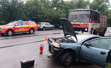 FOTO: Dopravná nehoda v obci Nitrianske Pravno
