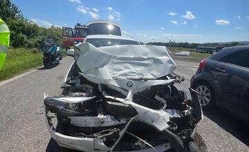 FOTO: Sobotná dopravná nehoda v obci Pravenec