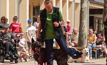 FOTO: Módna prehliadka v Púchove zaplnila pešiu zónu. Študenti prezentovali vlastnoručne ušité modely