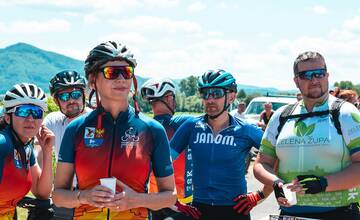 FOTO: Otvorenie nového úseku Vážskej cyklomagistrály