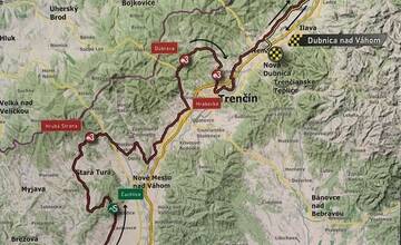 FOTO: Trasa pelotónu v Trenčianskom kraji