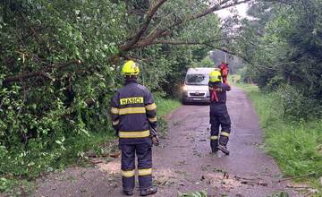 FOTO: Museli píliť strom aj opravovať elektrické vedenie