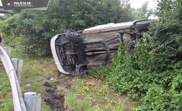 FOTO: Zrážka motorkára s autom pri Skalke nad Váhom