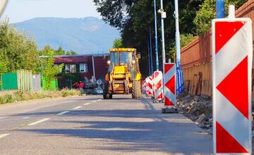 FOTO: Oprava chodníka v Dubnici nad Váhom