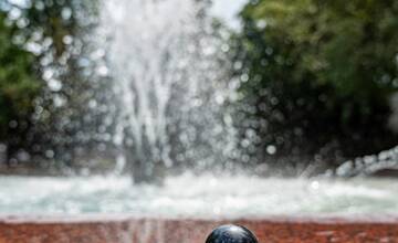 FOTO: Fontána v Novom Meste nad Váhom je opätovne spustená. Vyžadovala si rekonštrukciu