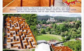 FOTO: Drevené bludisko v Bojniciach