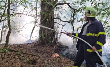 FOTO: Rýchly zásah hasičov zabránil rozšíreniu požiaru v staroturianskych letoch