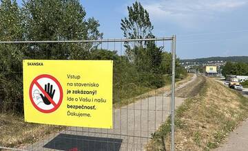 FOTO: Budovanie novej cyklotrasy v Trenčíne