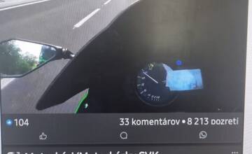 FOTO: Motorkári si robia z cesty pretekársku dráhu 