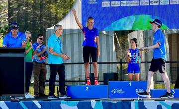 FOTO: Bánovčanka Kristína Néč-Lapinová vybojovala striebornú medailu na majstrovstvách sveta v triatlone