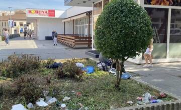 FOTO: Občania sa sťažujú na neporiadok v centre mesta