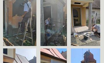 FOTO: Kaplnka v Klobušiciach pred a po rekonštrukcii