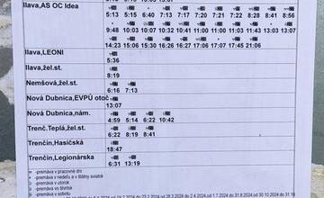 FOTO: Nové dočasné zastávky na sídlisku Sihoť v Ilave 