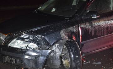 FOTO: Opitý vodič nezvládol riadenie a čelne narazil do protiidúceho auta. Nafúkal vyše 2 promile