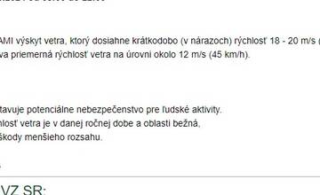 FOTO: Čaká nás teplý a veterný deň