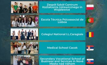 FOTO: Stredná odborná škola obchodu a služieb v Novom Meste nad Váhom získala prestížne ocenenie