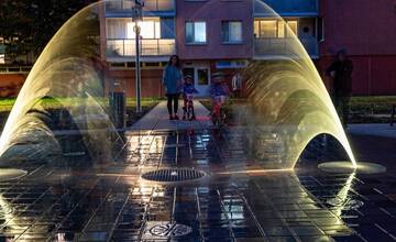 FOTO: Nová moderná fontána bude zdobiť sídlisko v Novom Meste nad Váhom