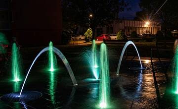 FOTO: Nová moderná fontána bude zdobiť sídlisko v Novom Meste nad Váhom