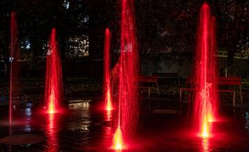 FOTO: Nová moderná fontána bude zdobiť sídlisko v Novom Meste nad Váhom