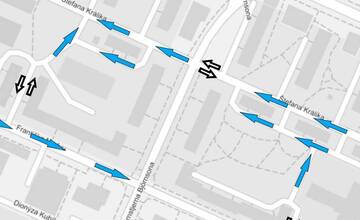 FOTO: Dve ulice v Prievidzi zjednosmernili. Platí tam aj zóna 30 km/h