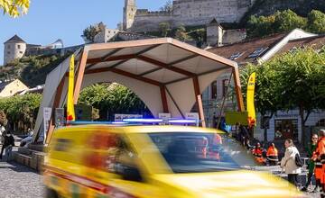 FOTO: Po Trenčíne jazdí jedinečné záchranárske vozidlo